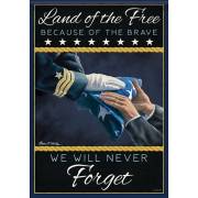 Flag-Garden-Navy Memorial (12.5 x 18) | SHOPtheWORD