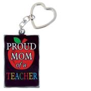 Keyring-Proud Mom Of A Teacher | SHOPtheWORD