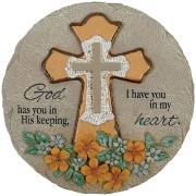 Garden Stone-His Keeping (8.25" x .75") | SHOPtheWORD
