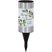 Memorial Garden Solar Stake-Always And Forever (6 X 3) | SHOPtheWORD