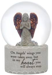 Memorial Water Globe-Angel's Wings | SHOPtheWORD