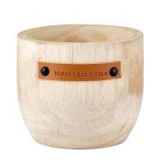 Wood Planter-Bless This Home-Cream (5.5" x 5") | SHOPtheWORD