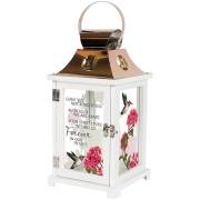 Lantern w/LED Candle & Timer-Forever In Our Hearts (13.5" x 6.25" x 6.25") | SHOPtheWORD