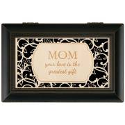 Music Box-Wood Engraved-Mom (4" x 6" x 2.5") | SHOPtheWORD