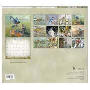 Wall Calendar-2022-Songbirds Of Faith w/2 Greeting Cards (13.66" X 12") (Sep) | SHOPtheWORD