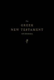 The Greek New Testament With Dictionary-Hardcover | SHOPtheWORD
