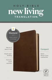 NLT Compact Bible/Filament Enabled Edition-Rustic Brown LeatherLike (Sep) | SHOPtheWORD