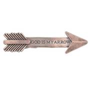 Visor Clip-God Is My Arrow-Carded (1" H) | SHOPtheWORD