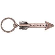 Key Chain-God Is My Arrow-Carded (1" H) | SHOPtheWORD
