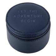 Tabletop Clock w/Alarm-Let The Adventure Begin-Navy (3.25" x 4.5") | SHOPtheWORD