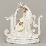 Figure-Holy Family/JOY-Silver Dot (8") | SHOPtheWORD