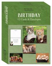 Card-Boxed-Birthday-Furry Wishes (Box Of 12) | SHOPtheWORD