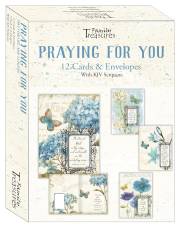 Card-Boxed-Praying For You-Butterflies And Flowers (Box Of 12) | SHOPtheWORD