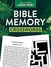 Bible Memory Crosswords Large Print by Staff Barbour | SHOPtheWORD