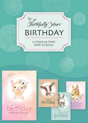 Card-Boxed-Birthday-Cute Critters (Box Of 12) (10-OCT-22=PUB O/S*) | SHOPtheWORD