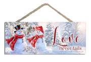 Sign-Snow Sweethearts w/Foil & Glitter (4 x 10) | SHOPtheWORD