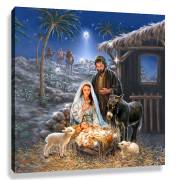 Pizazz Print-A Saviour Is Born w/Swarovski Crystals (10" x 10") | SHOPtheWORD