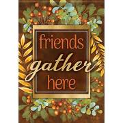 Flag-Garden-Glittertrends-Leaves & Berries (12.5" x 18") | SHOPtheWORD
