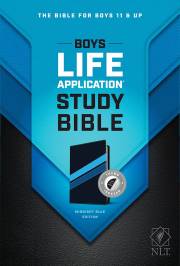 NLT Boys Life Application Study Bible-Midnight Blue TuTone LeatherLike Indexed | SHOPtheWORD