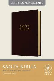 Span-NLT Super Giant Print Bible (NTV Santa Biblia Letra Super Gigante)-Burgundy Hardcover | SHOPtheWORD