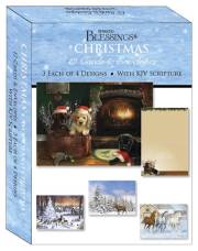 Card-Boxed-Shared Blessings-Christmas-Assorted/Woodland Christmas (Box Of 12) | SHOPtheWORD