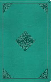 ESV Value Thinline Bible-Teal, Ornament Design TruTone | SHOPtheWORD