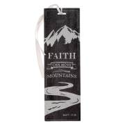 Bookmark-Multi-Layered-Faith Can Move Mountains-Black | SHOPtheWORD