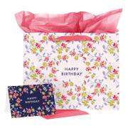 Gift Bag Large Happy Birthday w/Card & Tissue | SHOPtheWORD