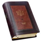 KJV Large Print Study Bible Two-Tone Brown Faux Leather | SHOPtheWORD