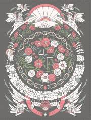 NIV The Jesus Bible Artist Edition (Comfort Print)-Gray Floral Leathersoft Indexed | SHOPtheWORD