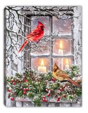 Mini Canvas-Together For Christmas-LED Tabletop w/Timer (8" x 6") | SHOPtheWORD