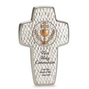 Wall Cross-First Communion/I Am The Bread Of Life (John 6:35) (7.25") | SHOPtheWORD