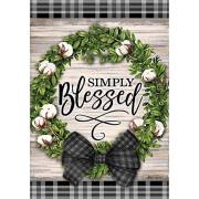 Flag-Garden-Durasoft-Simply Blessed (12.5" x 18") | SHOPtheWORD