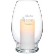 Hurricane Candle-Flameless Flicker-Home w/Timer (7" x 4.375") | SHOPtheWORD