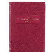 NLT Spiritual Growth Bible-Berry LuxLeather | SHOPtheWORD