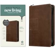 NLT Thinline Reference Zipper Bible, Filament Enabled Edition-Atlas Rustic Brown LeatherLike | SHOPtheWORD