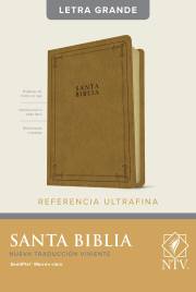 Span-NTV Large Print Reference Bible (Santa Biblia Edicion ziper con referencias)-Carmel LeatherLike Indexed | SHOPtheWORD