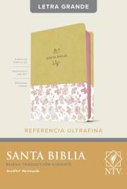 Span-NTV Large Print Reference Bible (Santa Biblia Edicion ziper con referencias)-Vintage Cream LeatherLike | SHOPtheWORD