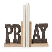 Bookends-PRAY (6.75" H) (Set Of 2) | SHOPtheWORD