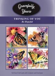 CARD-GRACEFULLY YOURS BE HOPEFUL THINKING OF YOU #189 (BOX OF 12) | SHOPtheWORD