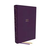 KJV Paragraph-Style Large Print Thinline Bible (Comfort Print)-Purple Leathersoft Indexed | SHOPtheWORD
