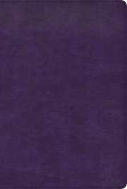 KJV Large Print Thinline Bible-Plum LeatherTouch | SHOPtheWORD