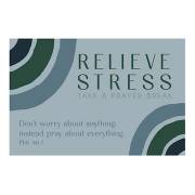 Cards-Pass It On-Relieve Stress (3" x 2") (Pack Of 25) | SHOPtheWORD