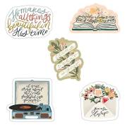 Vinyl Sticker Pack (Approx 3" x 3" Each) (Set Of 5 Assorted Stickers) | SHOPtheWORD