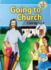 Going To Church Coloring Book (St. Joseph Coloring Books) (Pack Of 10) by Book Pub Catholic | SHOPtheWORD