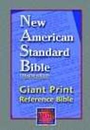 NASB Giant Print Reference Bible-Black Genuine Leather | SHOPtheWORD