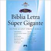 Span-RVR 1960 Super Giant Print Bible-Black Bonded Leather Indexed | SHOPtheWORD