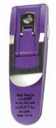 Booklight-Hydraulic-Psalm 119:105-Purple | SHOPtheWORD