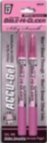 Highlighter-ACCU-Gel Hi-Glider (2 Pk) Pink | SHOPtheWORD