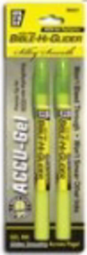 Highlighter-ACCU-Gel Hi-Glider (2 Pk) Yellow | SHOPtheWORD